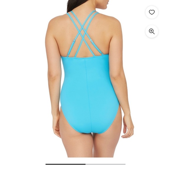 La Blanca Island Goddess Strappy Underwire Ruched One Piece Swimsuit - Picture 2 of 10